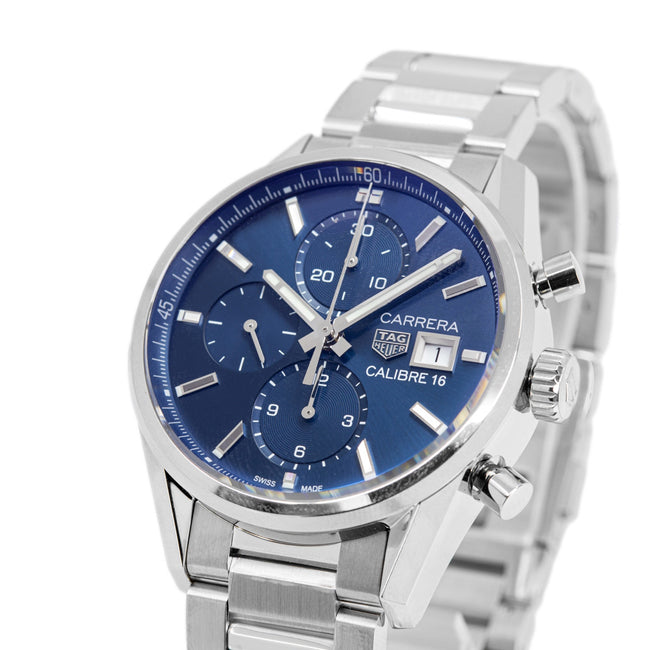 CBK2112.BA0715-Tag Heuer Men's CBK2112.BA0715 Carrera Blue Dial Auto Watch