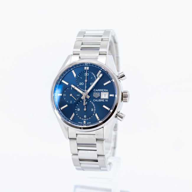 CBK2112.BA0715-Tag Heuer Men's CBK2112.BA0715 Carrera Blue Dial Auto Watch
