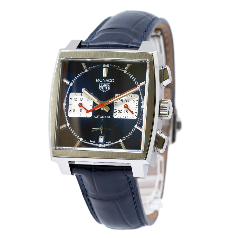 CBL2111.FC6453-Tag Heuer Men's CBL2111.FC6453 Monaco Blue Dial Watch