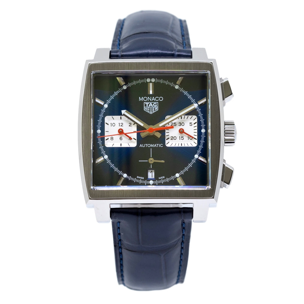 CBL2111.FC6453-Tag Heuer Men's CBL2111.FC6453 Monaco Blue Dial Watch