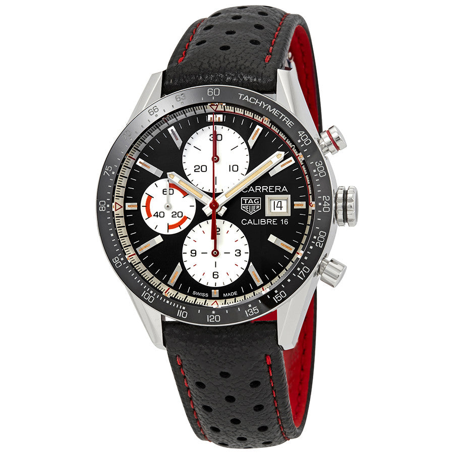 CV201AP.FC6429-Tag Heuer Man's CV201AP.FC6429 Chrono Black Dial Watch