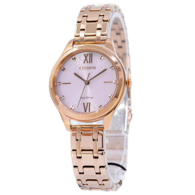 EM0503-75X-Citizen Ladies EM0503-75X Eco-Drive Gold Plated Watch