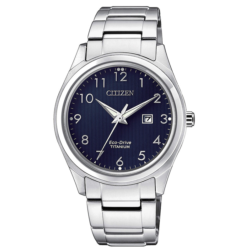 EW2470-87M-Citizen Ladies EW2470-87M Super Titanium Blue Dial Watch