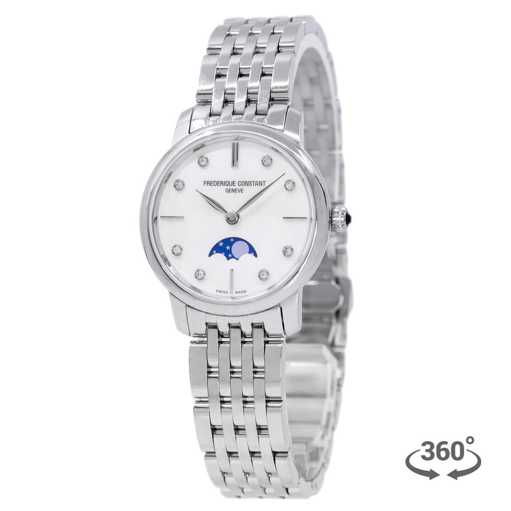 FC-206MPWD1S6B-Frederique Constant Ladies FC-206MPWD1S6B Slimline  Watch