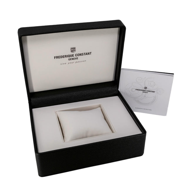 FC-245S4S6-Frederique Consta FC-245S4S SlimLine Silver Dial Watch