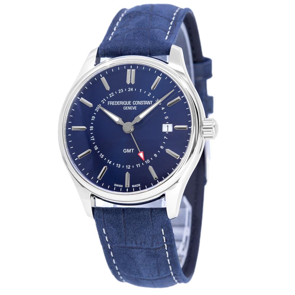 FC-252NS5B6-Frederique Constant FC-252NS5B6 Classics Quartz GMT Watch
