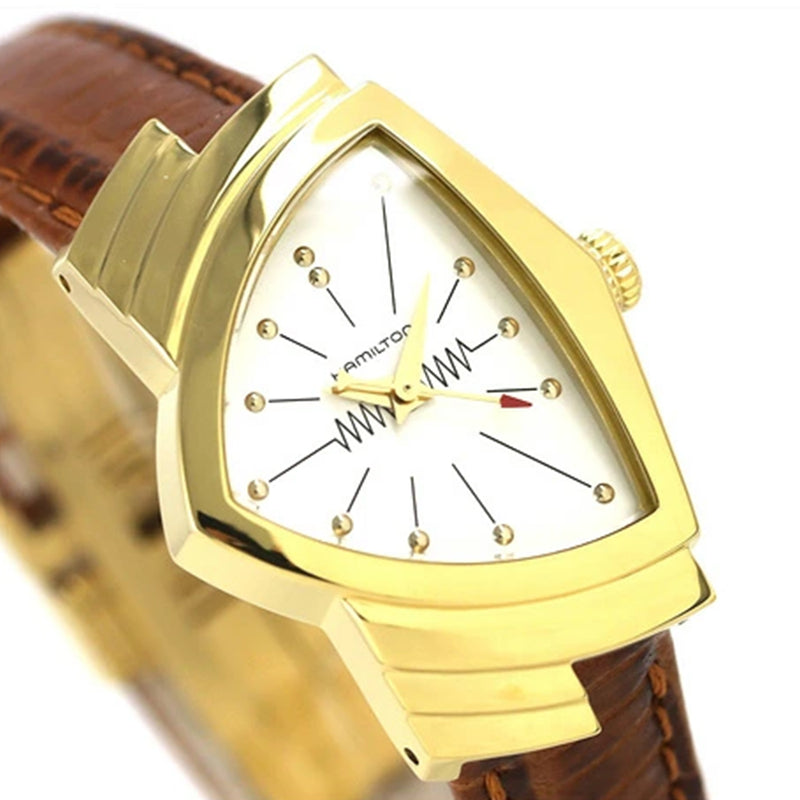H24101511-Hamilton Ladies H24101511 Ventura PVD Coated Quartz Watch