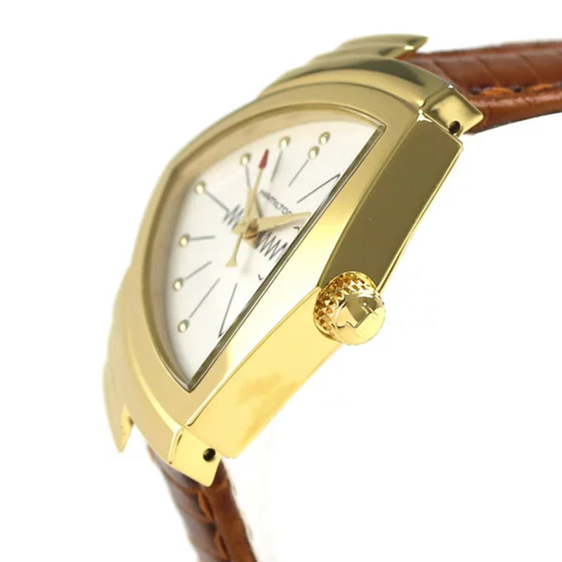 H24101511-Hamilton Ladies H24101511 Ventura PVD Coated Quartz Watch