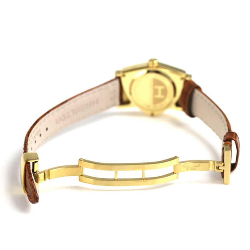 H24101511-Hamilton Ladies H24101511 Ventura PVD Coated Quartz Watch