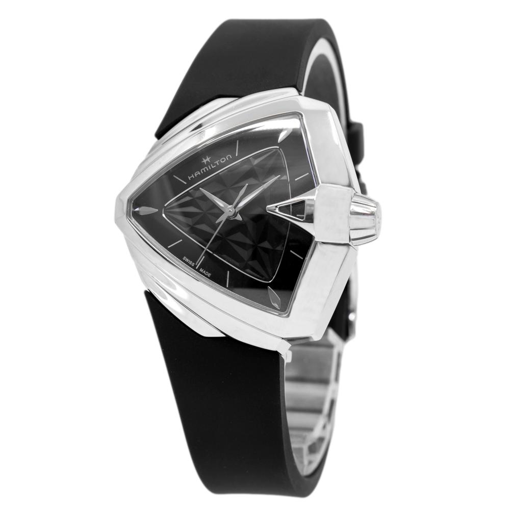 H24251330-Hamilton Ladies H24251330 Ventura S Quartz Black Watch