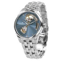 H32215140-Hamilton Ladies H32215140 Open Heart Blue Dial Watch