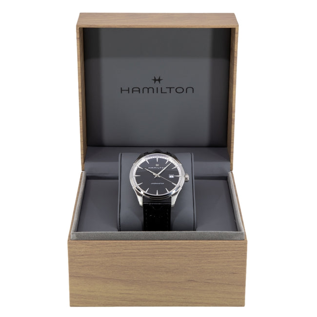 H32451731-Hamilton Men's H32451731 Jezzmaster Black Dial Quartz Watch