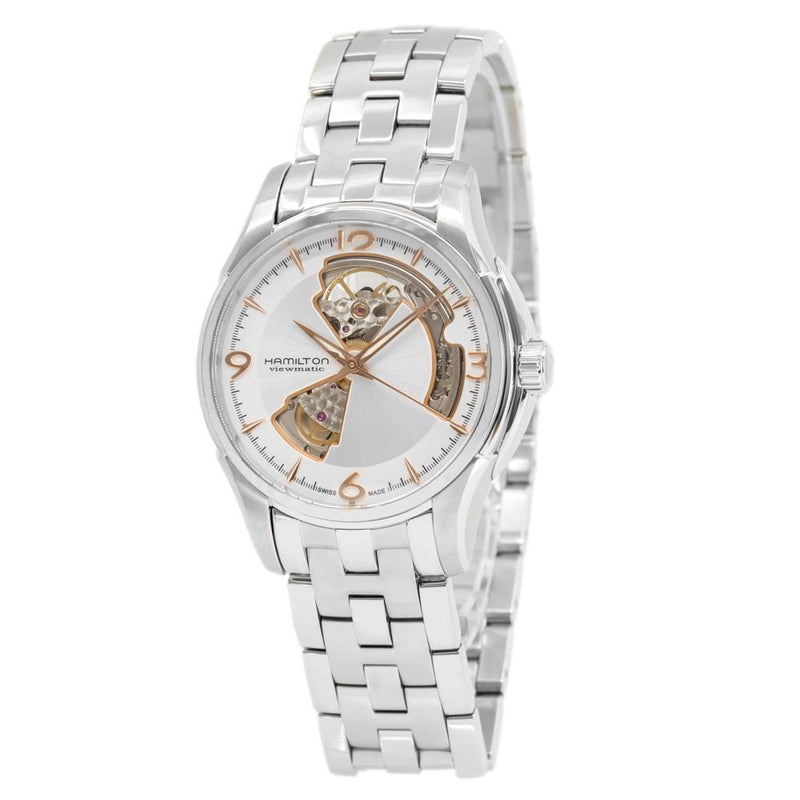 H32565155-Hamilton Men's H32565155 Jazzmaster Open Heart Auto Watch