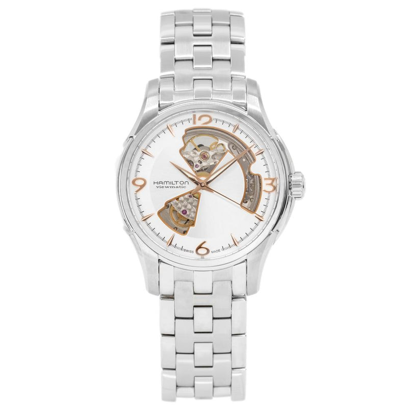 H32565155-Hamilton Men's H32565155 Jazzmaster Open Heart Auto Watch
