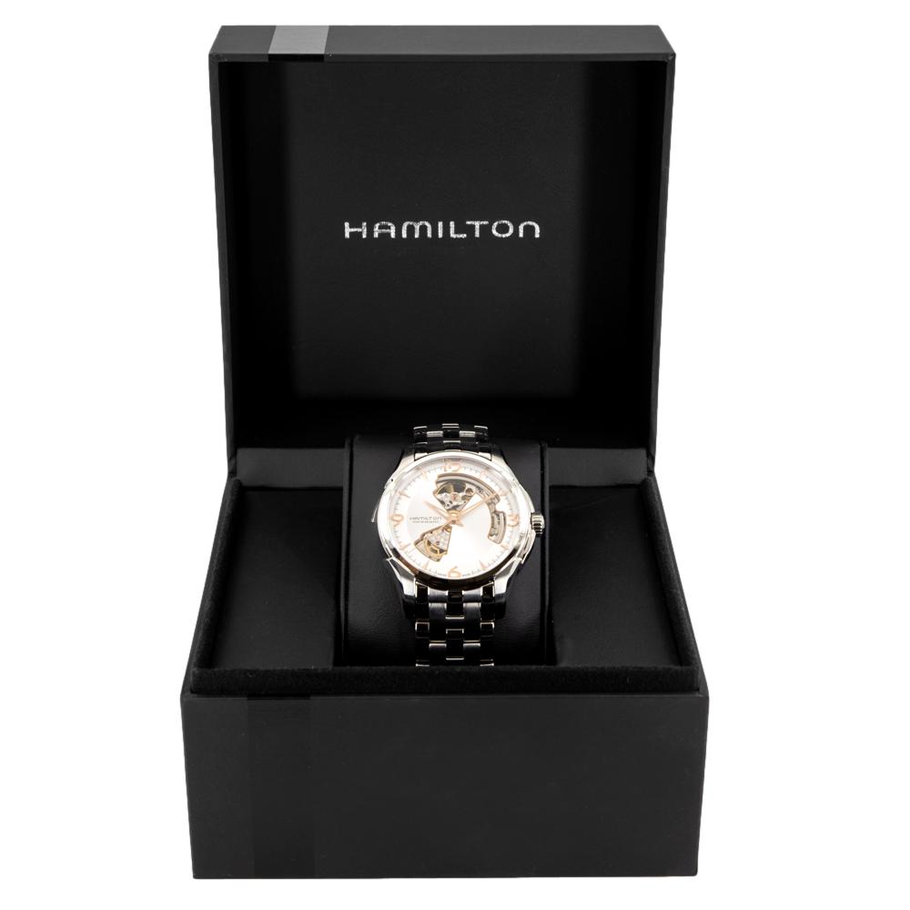 H32565155-Hamilton Men's H32565155 Jazzmaster Open Heart Auto Watch