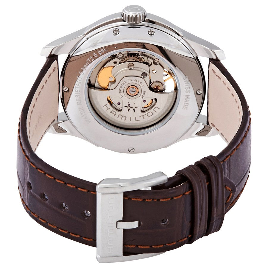 H32565521-Hamilton H32565521 Jazzmaster Open Heart Silver Dial Watch