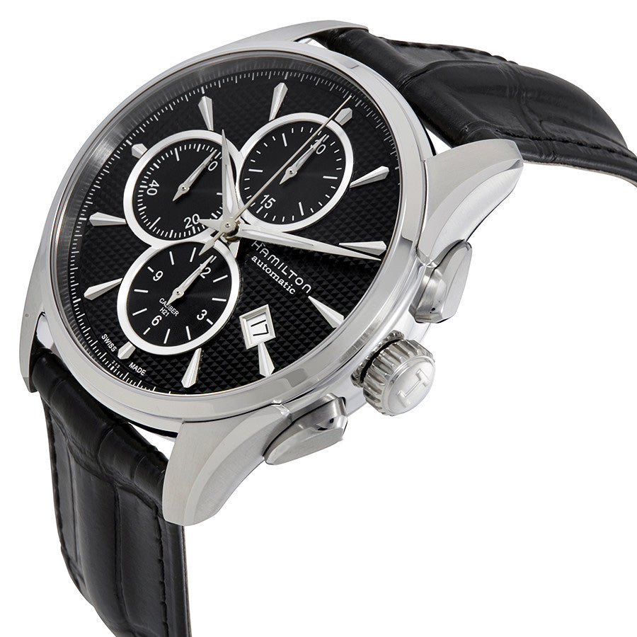 H32596731-Hamilton Men's H32596731 Jazzmaster Chrono Black Dial Watch 