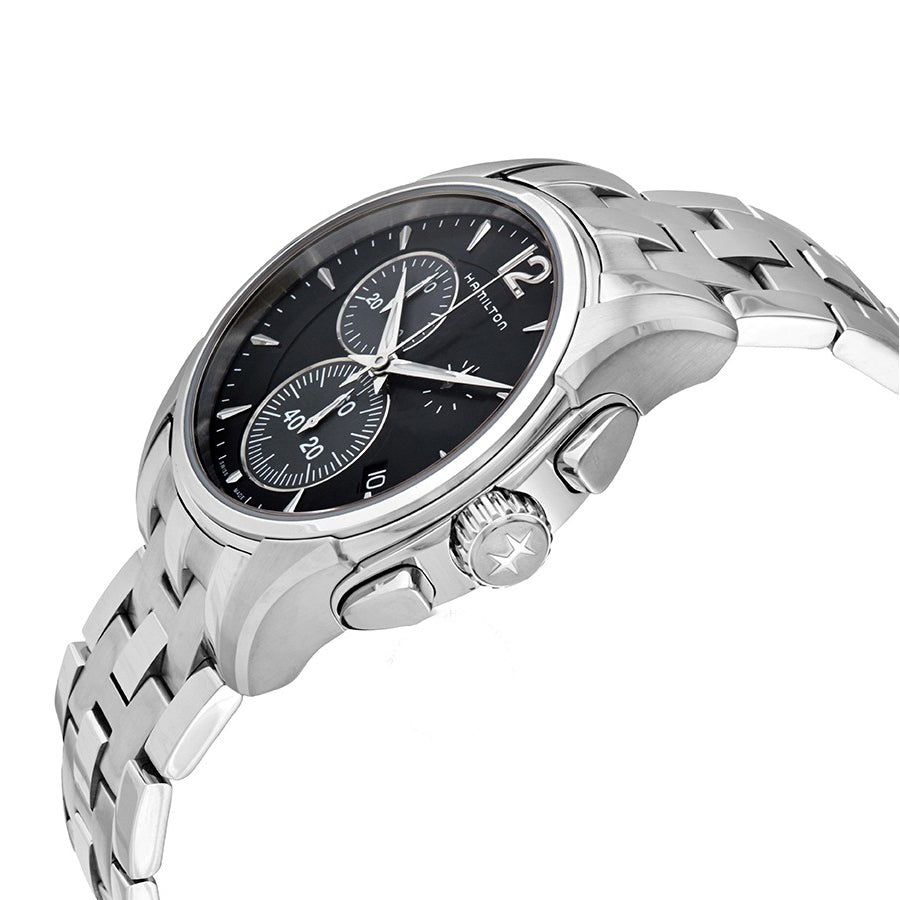 H32612131-Hamilton Men's H32612131 Jazzmaster Chrono Black Dial Watch 
