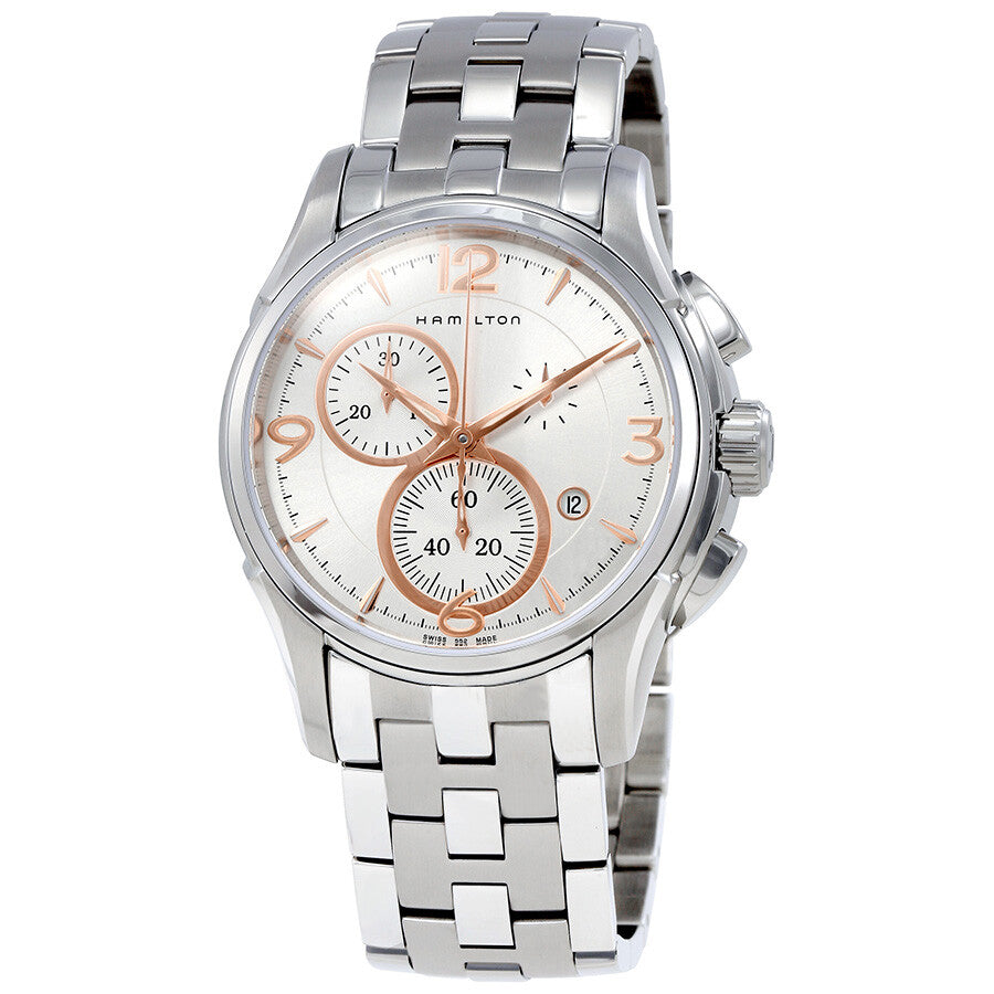 H32612155-Hamilton Men's H32612155 Jazzmaster Chrono Quartz Watch