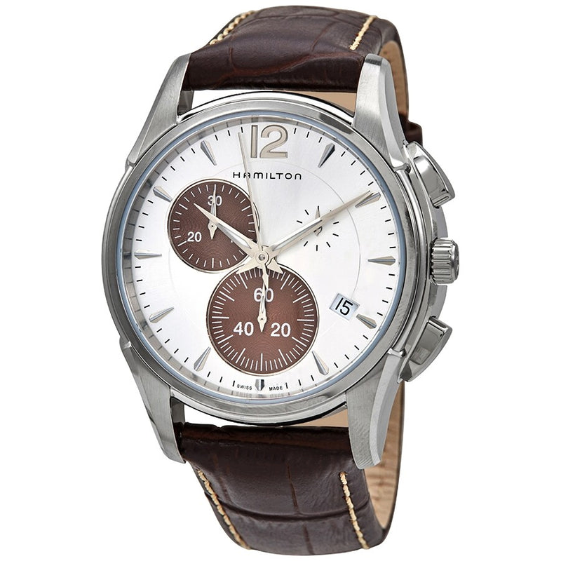 H32612551-Hamilton Men's H32612551 Jazzmaster Chrono Silver Dial Watch
