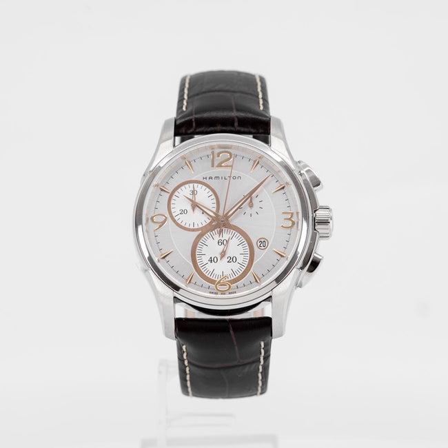 H32612555-Hamilton Men's H32612555 Jazzmaster Chrono Quartz 