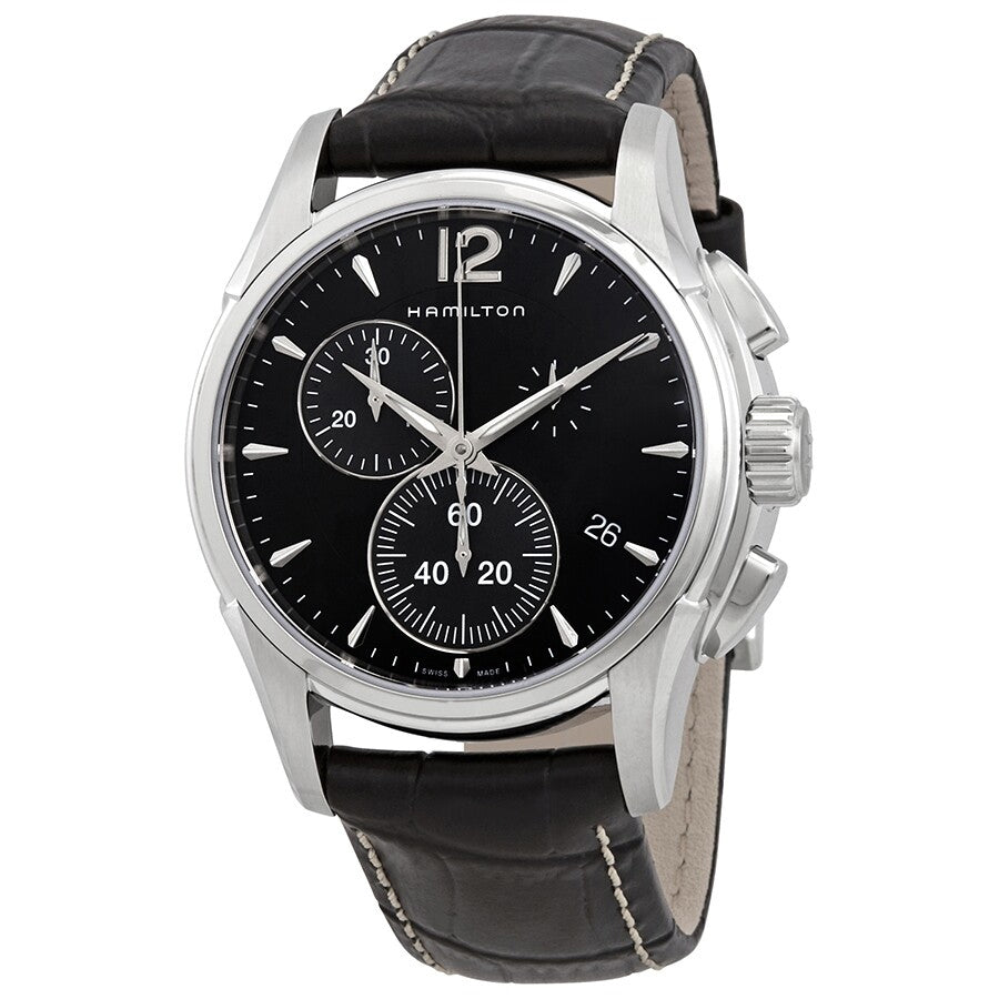 H32612731-Hamilton H32612731 Jazzmaster Chrono Black Dial Watch