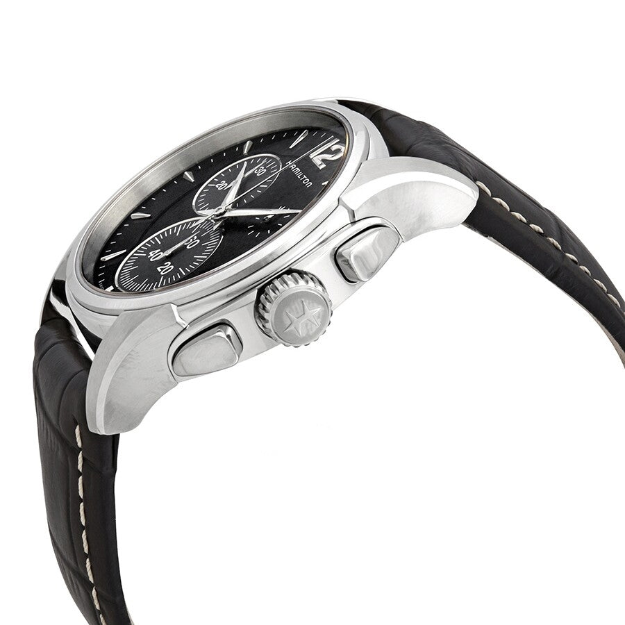 H32612731-Hamilton H32612731 Jazzmaster Chrono Black Dial Watch