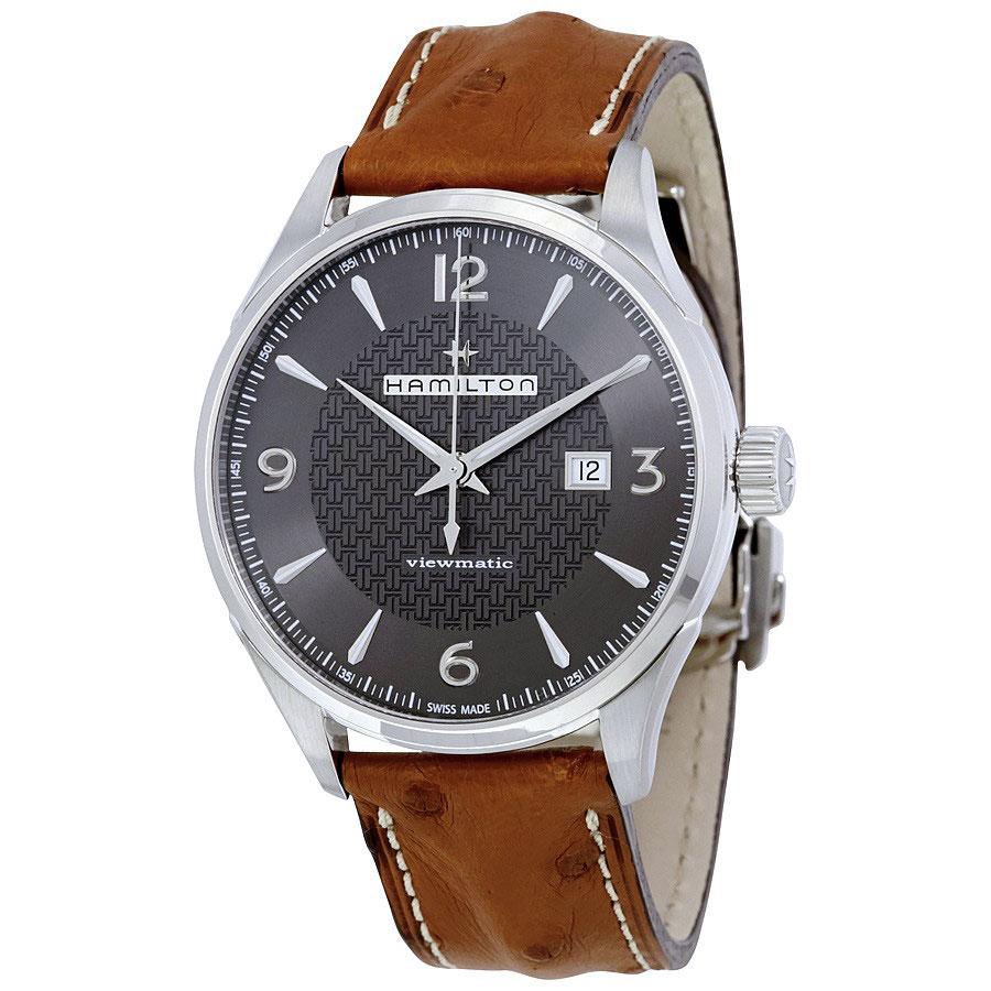 H32755851-Hamilton Men's H32755851 Jazzmaster Viewmatic Grey Watch