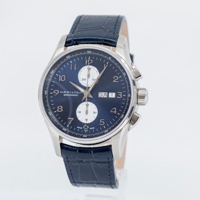 H32766643-Hamilton Men's H32766643 Jazzmaster Maestro Blue Dial Watch