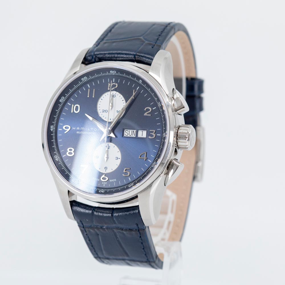 H32766643-Hamilton Men's H32766643 Jazzmaster Maestro Blue Dial Watch