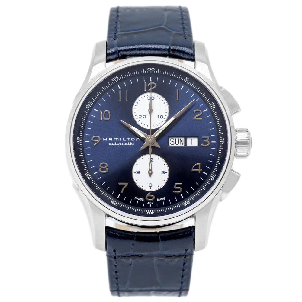 H32766643-Hamilton Men's H32766643 Jazzmaster Maestro Blue Dial Watch