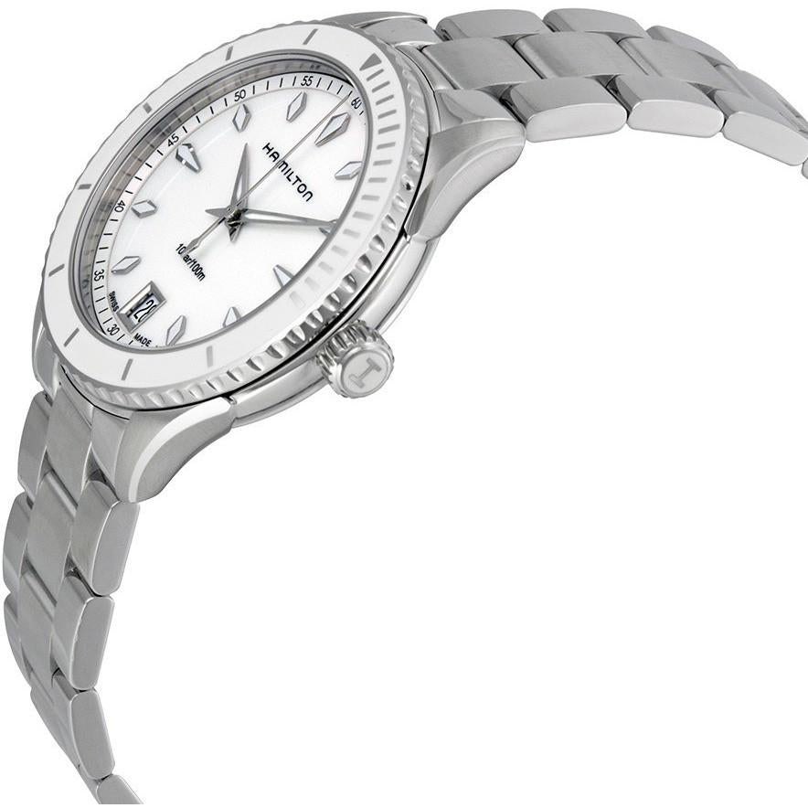 H37411111-Hamilton H37411111 Jazzmaster Seaview Silver Dial Watch