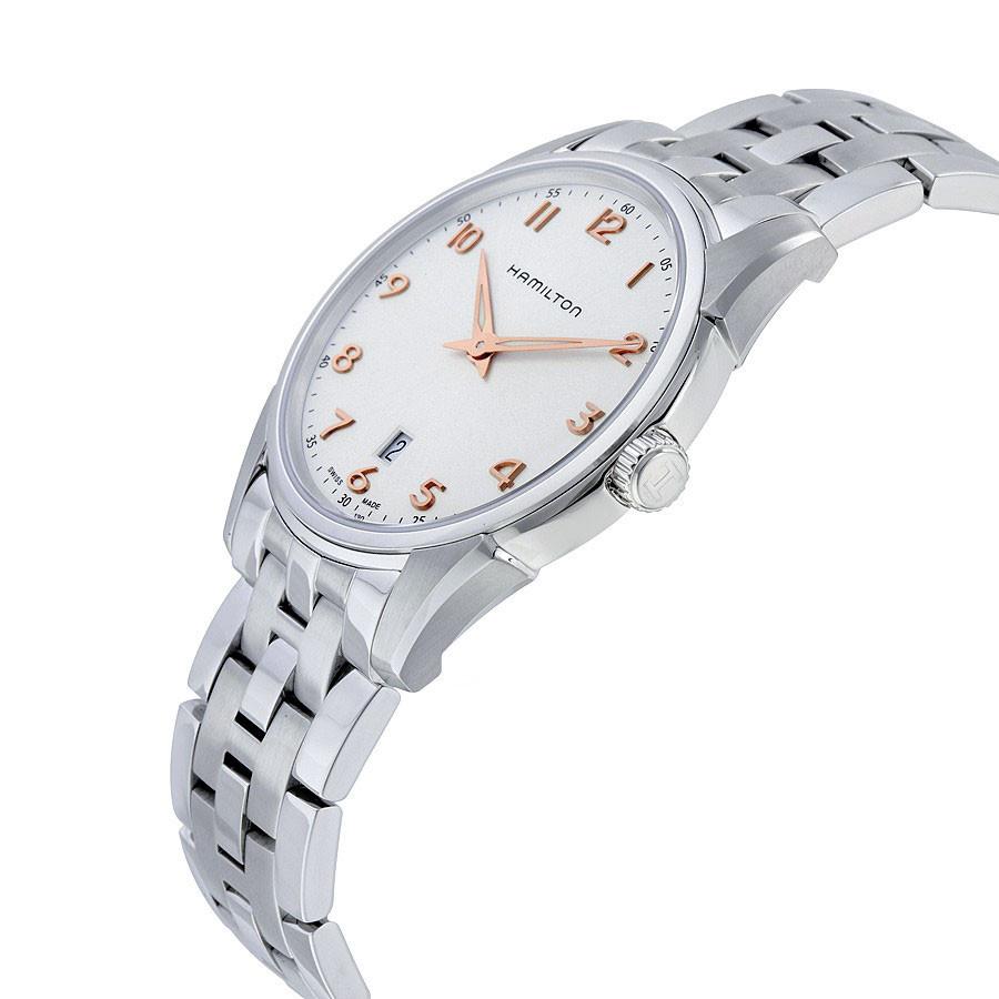 H38511113-Hamilton Men's H38511113 Jazzmaster Thinline Date Watch