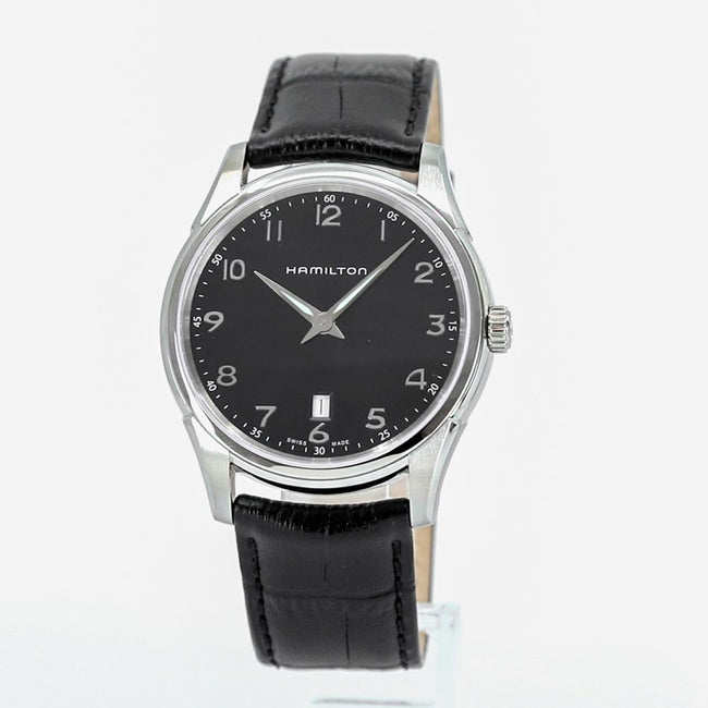 H38511733-Hamilton Jazzmaster H38511733 Thinline Black Dial Watch