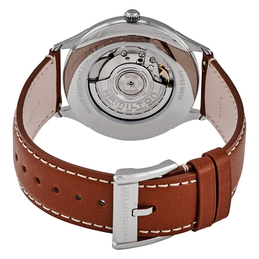 H38525512-Hamilton H38525512 Jazzmaster Thinline White Dial Watch