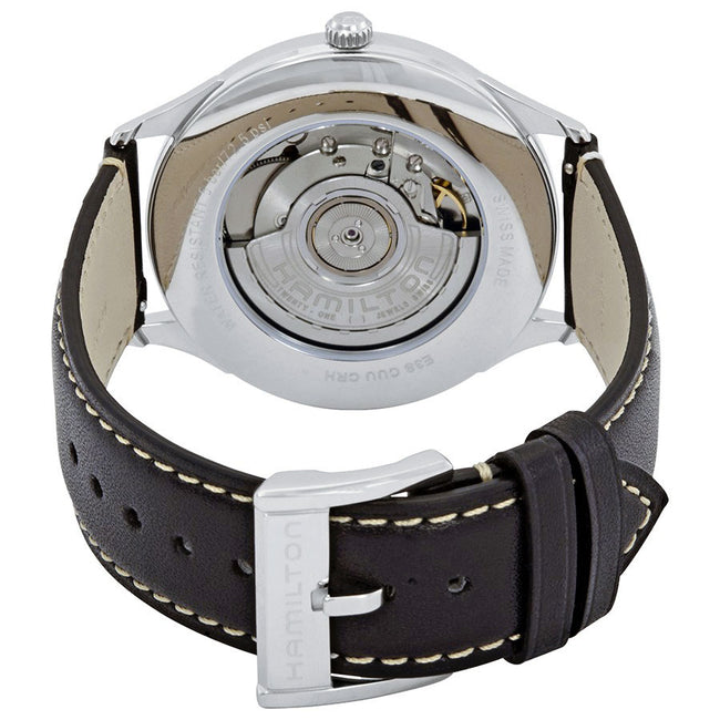 H38525721-Hamilton Men's H38525721 Jazzmaster Thinline Date Watch