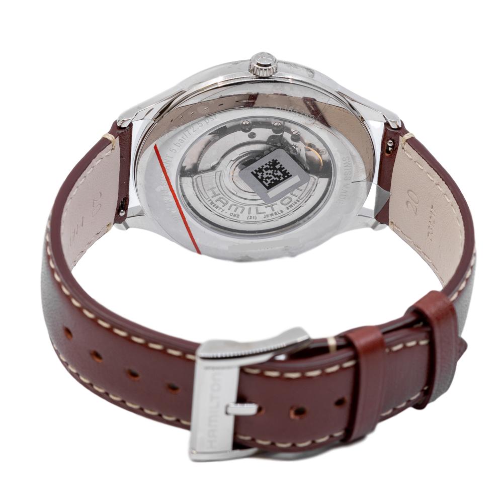 H38525881-Hamilton Men's H38525881 Jazzmaster Thinline Date Watch