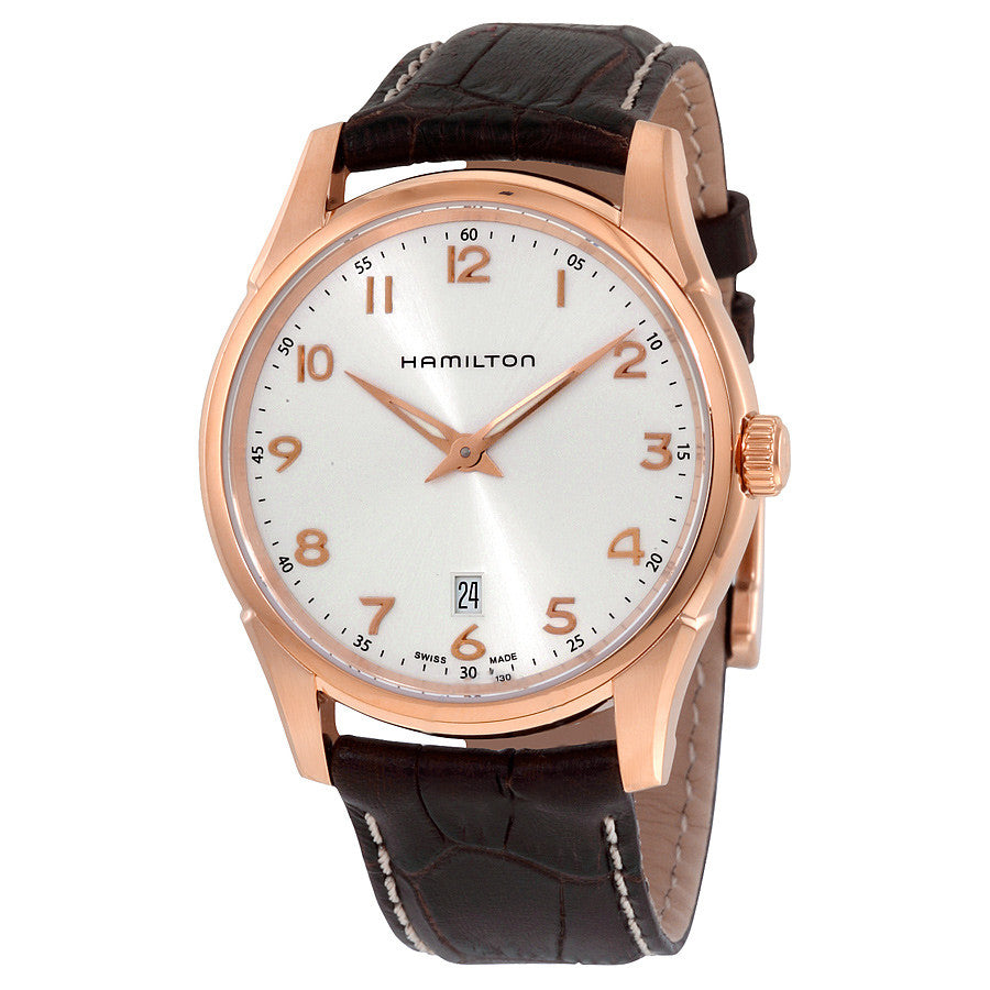 H38541513-Hamilton Men's H38541513 Jazzmaster Thinline Date Watch