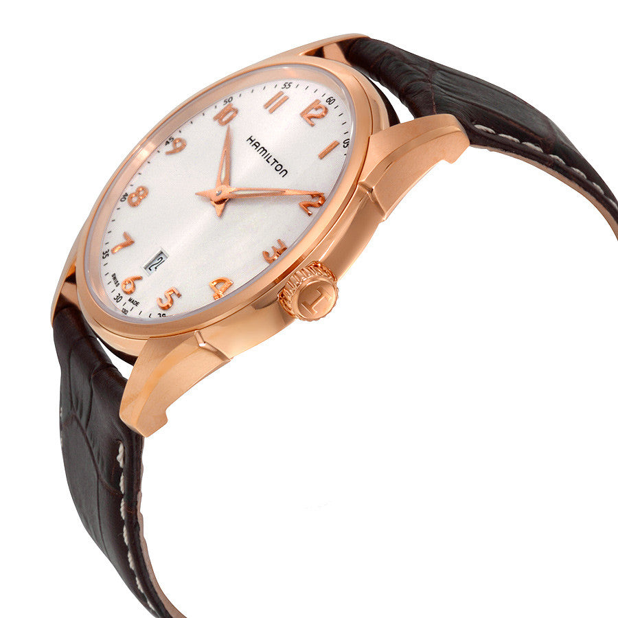H38541513-Hamilton Men's H38541513 Jazzmaster Thinline Date Watch