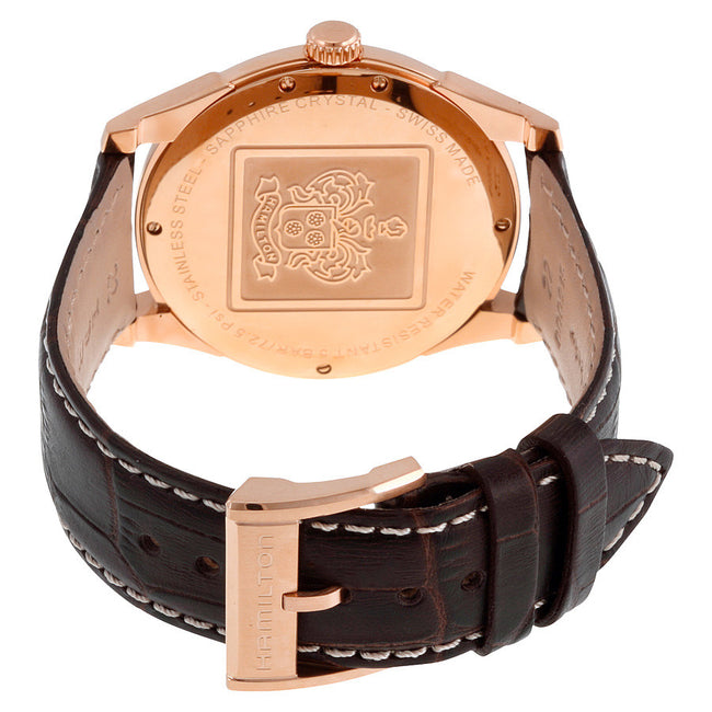 H38541513-Hamilton Men's H38541513 Jazzmaster Thinline Date Watch