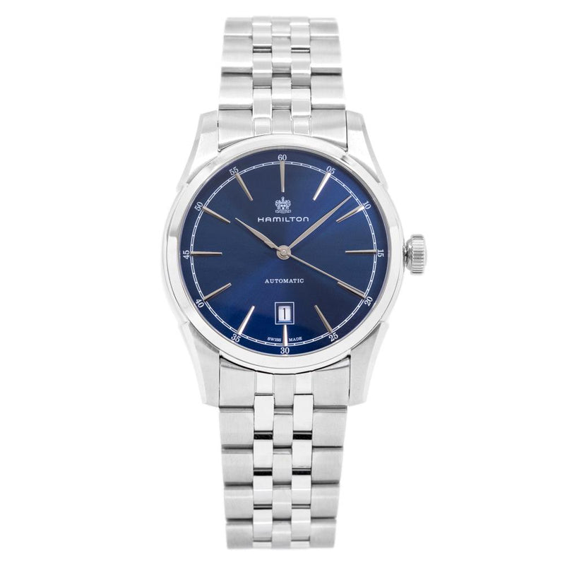 H42415041-Hamilton Men's H42415041 Spirit of Liberty Blue Dial Watch