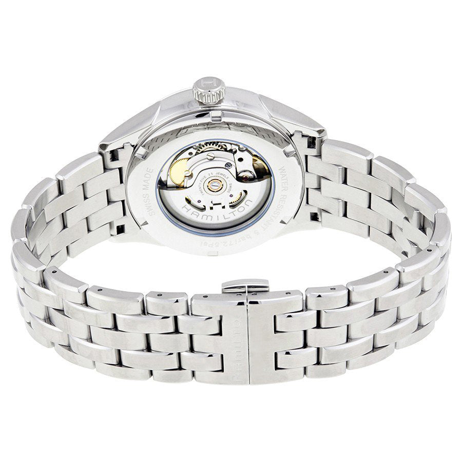 H42565131-Hamilton Men's H42565131 Jazzmaster  Black Dial Watch