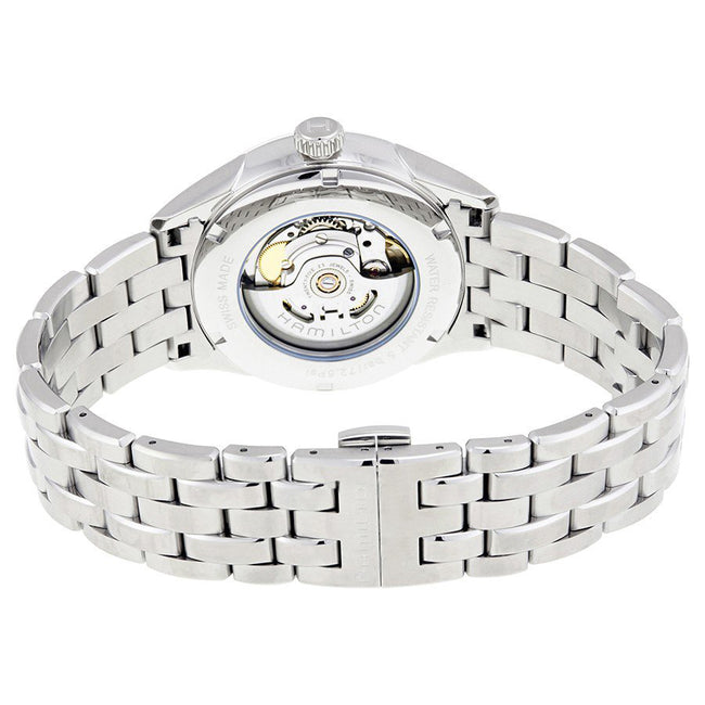 H42565131-Hamilton Men's H42565131 Jazzmaster  Black Dial Watch