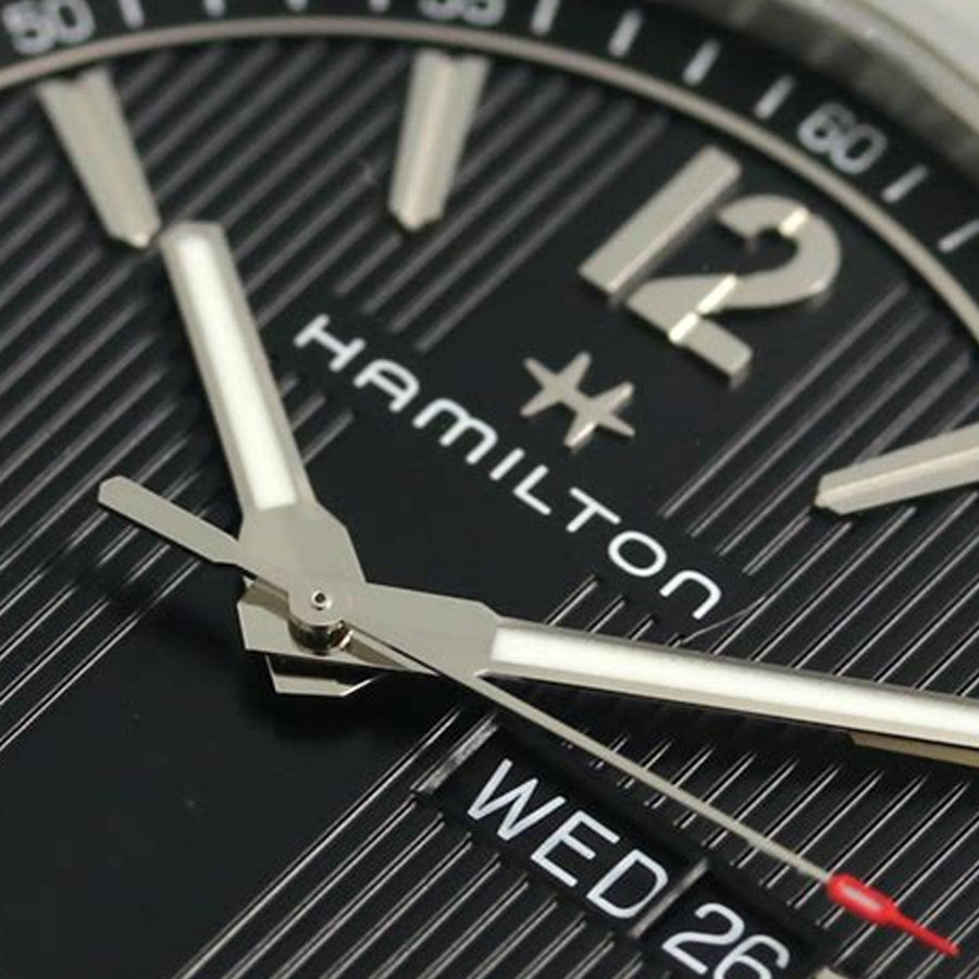 H43311735-Hamilton Men's H43311735 Broadway Day Date Quartz Watch