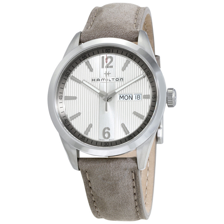 H43311915-Hamilton Men's H43311915 Broadway Day Date Quartz Watch