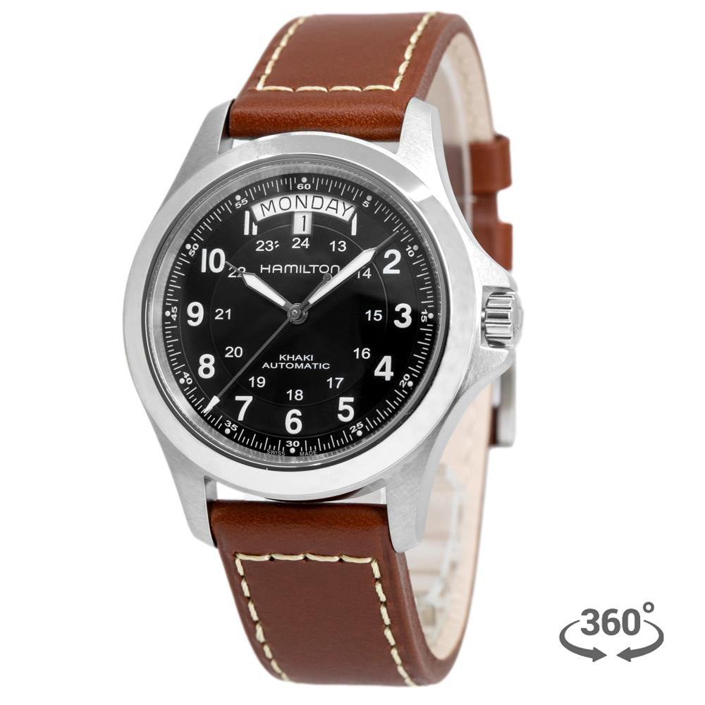 H64455533-Hamilton Men's H64455533 Khaki King Auto Watch
