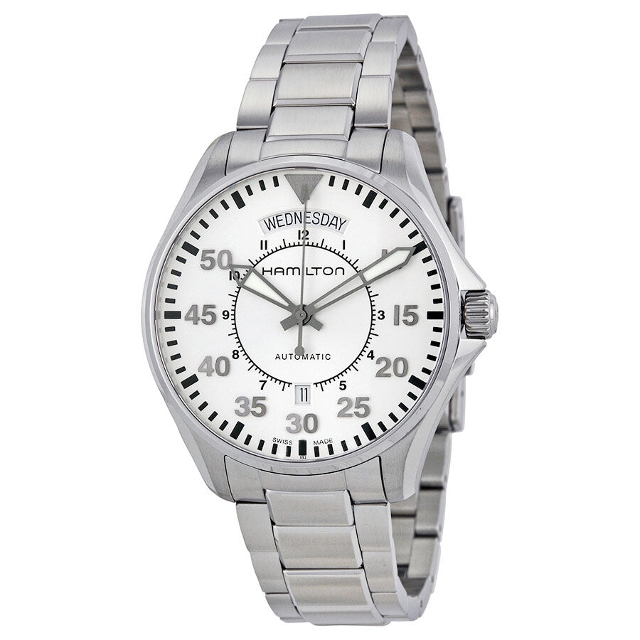 H64615155-Hamilton Men's H64615155 Khaki Pilot DayDate Watch