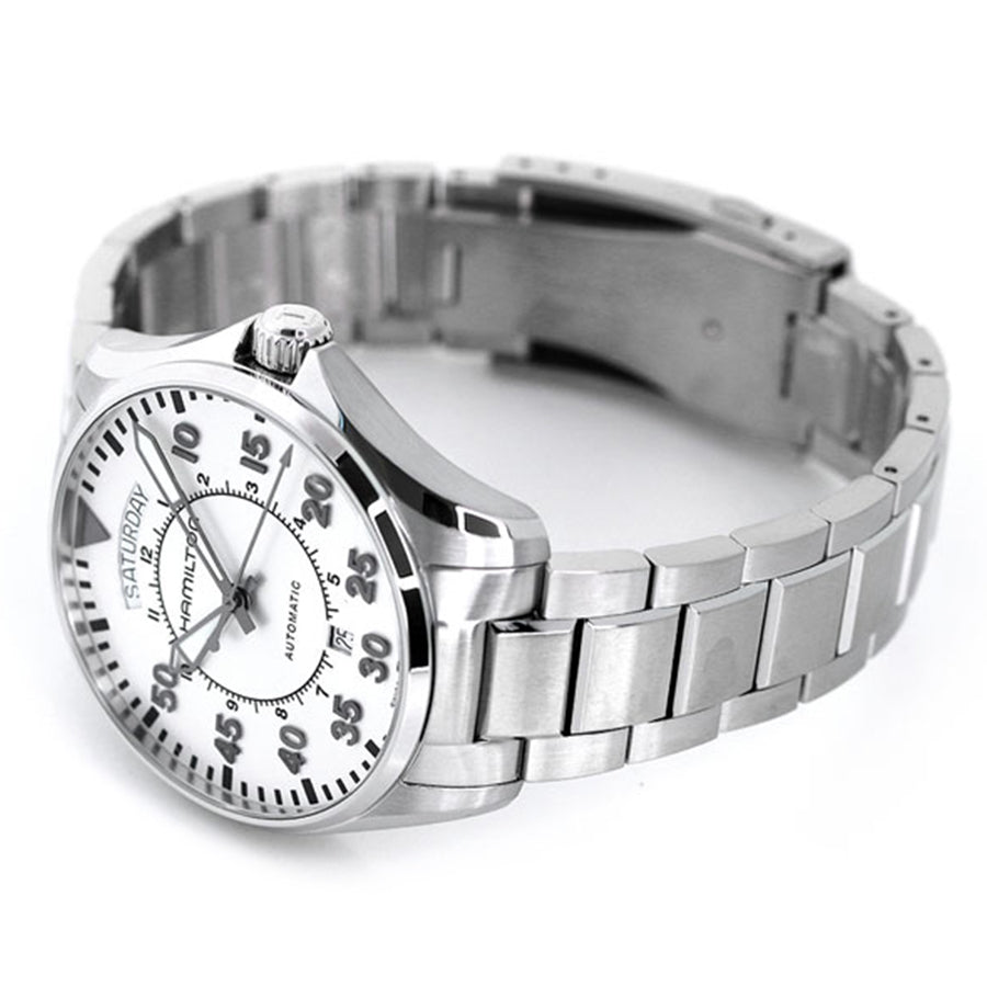 H64615155-Hamilton Men's H64615155 Khaki Pilot DayDate Watch