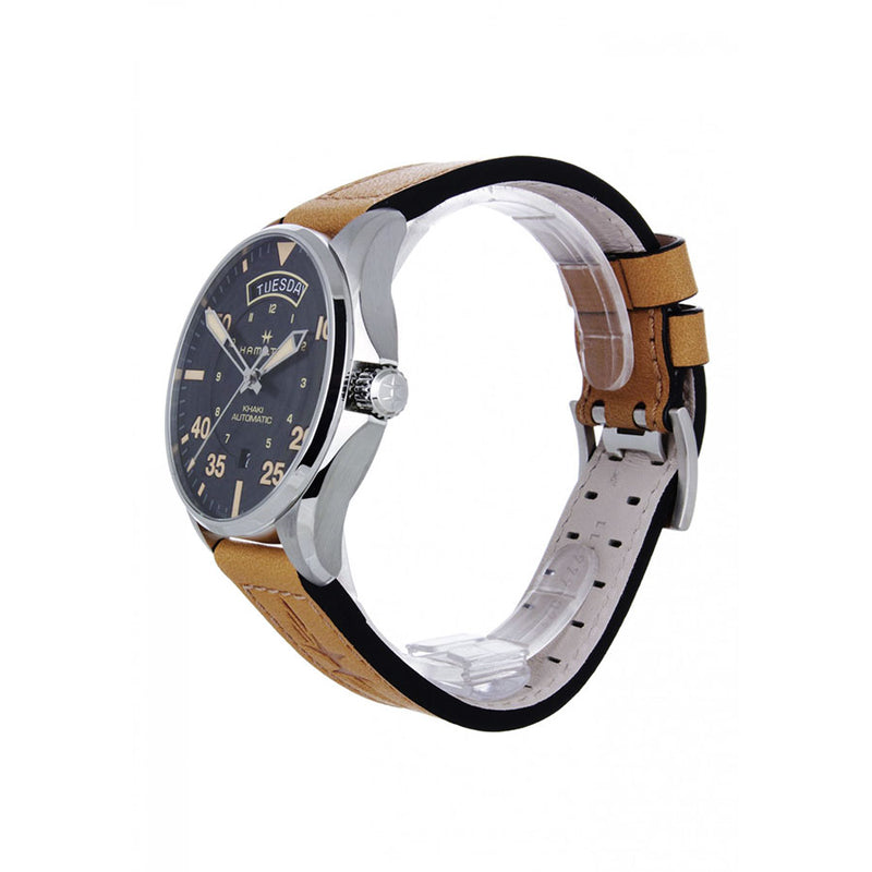 Hamilton Men s H64645531 Khaki Pilot Day Date Auto Watch