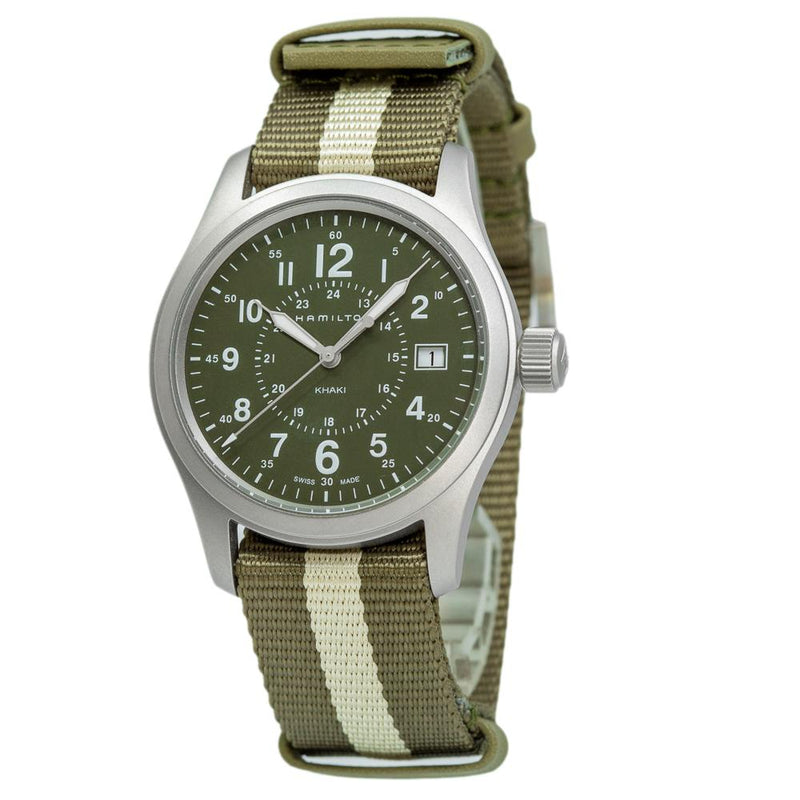 H68201063-Hamilton Men's H68201063 Khaki Field Quartz Watch